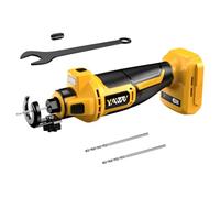 Herramienta de corte inalámbrica para paneles de yeso Dewalt de 20 V, sierra giratoria sin escobillas ajustable de 3 velocidades con hasta 30.000 RPM, kit de sierra en espiral compacto para cortar