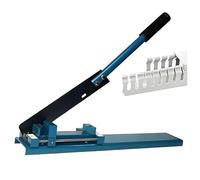 Herramienta de corte manual de carril, máquina de corte de tronco superior de banco, base gruesa, mango de goma, puede cortar ranuras de línea de 45° y 90°, posicionamiento, para cortar acero ranurado