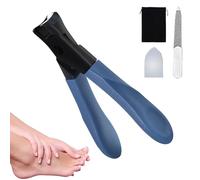 Herramienta de corte para las uñas de los dedos - Mandíbula ancha antisalpicaduras, cortaúñas para uñas de pie - extracción ergonómica para el cuidado de los pies y los dedos ancianos