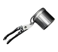 Herramienta de cosecha de acero inoxidable con mecanismo de bloqueo seguro para jardinería agrícola, herramienta de cosecha de frutas