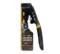 Herramienta de crimpado 3 en 1 con cortador y pelacables para conectores RJ45 8P8C, RJ12 6P6C, RJ11 6P4C/6P2C, compatible con