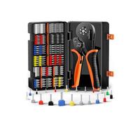 Herramienta de crimpado casquillos HSC8 16-6 VE/TE, kit alicates for terminales hexagonales y conectores cable