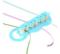 Herramienta de crimpado de papel, máquina de crimpado de papel de plástico, herramienta de crimpado de papel para manualidades, herramientas de creación de arte, color azul