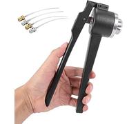 Herramienta de crimpado de tapas de botellas de perfume, sellador manual de viales de vidrio de 13/15/20 mm, crimpadora abatible para pulverizadores de perfume, herramienta de tapado de viales para