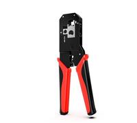 Herramienta de crimpado RJ45, alicate pelacables for cable de red Ethernet LAN, 8 pines, RJ45, 6 pines, RJ12 y RJ11 for conector modular.