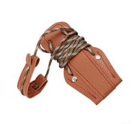 Herramienta de cuerda de arco de cuero para lazos recurvos hecha de cuero vacuno para soportar cuerdas consistentes y fiables
