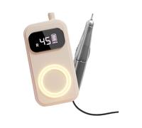 Herramienta de cuidado compacta que ofrece una velocidad de 45000 rpm, por debajo de 45 dB, luz de respiración LED, plan ergonómico para un control preciso de manicurista