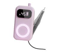 Herramienta de cuidado compacta que ofrece una velocidad de 45000 rpm, por debajo de 45 dB, luz de respiración LED, plan ergonómico para un control preciso de manicurista