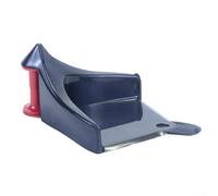 Herramienta de cuña de guía de manguera de coche para tuberías de agua pellizcadas y enredadas, equipada con rodillo y mecanismo de bloqueo para una fijación estable de neumáticos (negro)