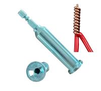 Herramienta de de alambre, conector giratorio automático de vástago hexagonal, doblador rápido multifuncional portátil para electricistas, reparación, automoción, camping y construcción