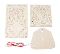 Herramienta de demostración de experimentos mecánicos, montaje manual, suspensión de madera, modelo de avión para aula, enseñanza, estructura de tensión