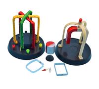 Herramienta de demostración de principios de motor trifásico para estudiantes de ingeniería y experimentos de laboratorio, fácil de usar, herramienta educativa para enseñanza en el aula