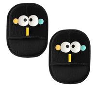 Herramienta de depilación de mascotas de 2 piezas, guantes de preparación para mascotas de doble cara con lindo patrón, removedor de pelusa de gato estático para perros para la depilación y pein &&