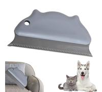 Herramienta de depilación de mascotas reutilizable para gatitos, cachorros, raspador de pelusas, cepillo, removedor de pelo de perro, agarre fuerte, acción de tracción suave, soporte para múltiples