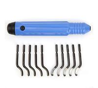 Herramienta de desbarbado liviana para accesorios de impresora 3D, herramientas de impresión con una sola mano con mango de aleación y cuchillas Hss para acabado de modelos