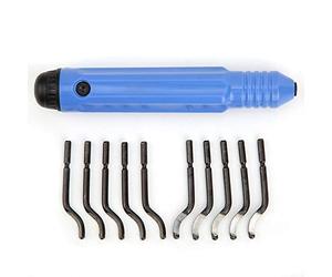 Herramienta de desbarbado liviana para accesorios de impresora 3D, herramientas de impresión con una sola mano con mango de aleación y cuchillas Hss para acabado de modelos