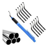 Herramienta De Desbordamiento De Plomería - Reamer De Chaflán De Tubería, Kit De Reamer De Extracción De Rebabas | Cortadores De Eliminación De Rebabas Portátiles, Forma De Pluma De Chaflán De Aleació
