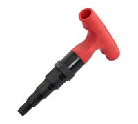 Herramienta de desburlado para metal - Acero 17x9.5cm Tamaño | 4-en-1 interno de múltiples capas de trinquete giratorio Reamer de tuberías | Cortador de tubo de precisión para 0.6-1.25in tubos de