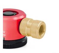 Herramienta de descarga de nitrógeno de latón para sistemas HVAC - Herramienta de aire ergonómica de conexión rápida con modos de enjuague/soldadura/apagado, 11 x 7 x 5 cm, Compat