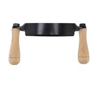 Herramienta de descortezado con cuchillo, mango de madera HRC 30, acero de tungsteno curvado de alta nitidez, cuchillo de carpintería para muebles de madera de troncos (8in)