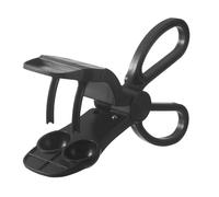 Herramienta de deshuesador de cerezas, removedor de núcleo de oliva de cereza, utensilio de cocina multifuncional para hornear, mermelada, postre, picar frutas rápido (estilo tijera) (negro)