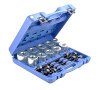 Herramienta de desmontaje de buje de reparación de automóviles, herramienta de repuesto de funda de goma, buje de brazo oscilante inferior del eje trasero