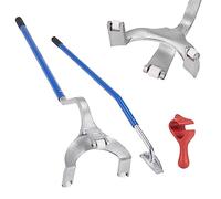 Herramienta de Desmontaje de Neumáticos 571-622 mm Barra de Acero para Cambiar Neumáticos Montaje Desmontaje Manual 3 Herramientas para Cambiar Neumáticos Taloneras para Camiones Coches, Azul