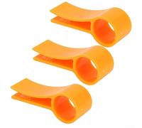 Herramienta de destorsión de cable de red, enderezador de cables y separador de pares para CAT5/CAT5e/CAT6/CAT7, construcción de plástico, diseño ergonómico, portátil (3 piezas amarillas)