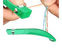 Herramienta De Destorsión De Cable De Red - Separador Profesional De Pares Trenzado, Rectificador De Cable Ethernet | Herramienta De Separación De Cable Manual Para Cables De Red RJ45, Desretorcido De
