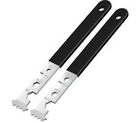 Herramienta de destrucción de doble callejón, construcción barnizada de metal para extracción permanente de ladrillos de piedra, palo de palanca de metal chapado para adoquines