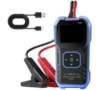 Herramienta de detección de diagnóstico de batería adecuada para varios vehículos, análisis de potencia de arranque en tiempo real, pantalla a color, probador de batería de vehículo