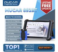 Escáner OBD2 Automotriz MUCAR 892BT PRO con Gráficos de Topología, J2534, DOIP, CANFD, Codificación ECU, Control Bidireccional y Diagnóstico de Automóviles, con Acceso Gratuito de por Vida And iPro VE