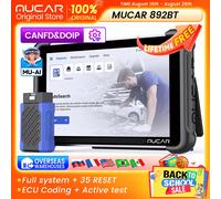Escáner OBD2 Automotriz MUCAR 892BT PRO con Gráficos de Topología, J2534, DOIP, CANFD, Codificación ECU, Control Bidireccional y Diagnóstico de Automóviles, con Acceso Gratuito de por Vida And iPro VE