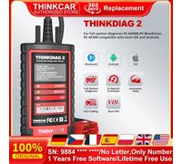 Herramienta de diagnóstico de lector de código de coche THINKCAR Thinkdiag 2, más de 15 reinicias, escáner OBD2, compatible con protocolo CAN FD, prueba activa para IOS y Android