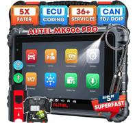 Autel MaxiCOM MK906Pro 2025 herramienta de diagnóstico más nueva con codificación ECU avanzada, prueba activa, más de 36 servicios DoIP y CAN FD PK MS906 Pro Includes MV108S