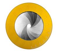 Herramienta de dibujo circular ajustable de 5 pulgadas con regla de brújula de acero inoxidable, plantilla de precisión con apertura giratoria para diseñadores, artistas y carpinteros
