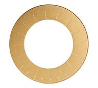Herramienta de dibujo del círculo de acero inoxidable, plantilla redonda ajustable de 12.5 cm para redacción de carpintería, regla de medición con marco de aleación de aluminio