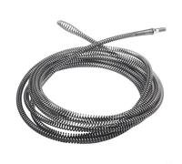 Herramienta de dragado de drenaje de taladro eléctrico confiable, limpiador de alambre de acero de resorte de 5 metros para desatascar (5 metros)