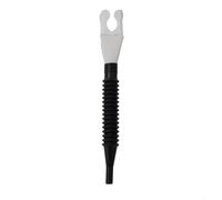 Herramienta de drenaje flexible plegable embudo a presión con material anti y filtro integrado para un manejo limpio y eficiente de fluidos (blanco)