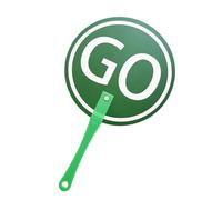 Herramienta de educación en inglés, ayuda para la enseñanza de idiomas, señal Go/Staop con para profesores, niños, herramienta de educación temprana para