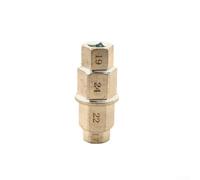 Herramienta de eje de motocicleta, llave de rueda delantera, destornillador de husillo hexagonal, 4 en 1 para instalar y quitar ajuste, 17-24 mm para bicicletas deportivas (plata)