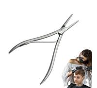 Herramienta de ejercicio para el cabello, alicates de forma plana, extraíbles, pinzas de acero inoxidable duraderas para profesionales de salón, herramienta multifunción, punta de queratina