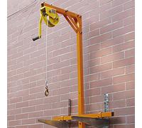 Herramienta de elevación manual de acero inoxidable para aire acondicionado, con polea de suspensión especial, cuerda de 15 m, soporte de grúa al aire libre para una fácil instalación