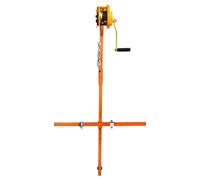Herramienta de elevación portátil para Aire Acondicionado en instalaciones a Gran altitud, cabrestante Manual autoblocante, Soporte de 3 HP + Cable de elevación de 20 m, Ideal para profesion
