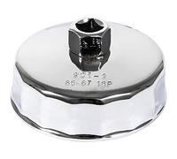 Herramienta de eliminación de aceite para BMW 86 mm, resistente llave de vaso (plata)
