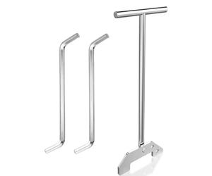 Herramienta de eliminación de basura, llave de colador para fregadero, llave de metal para resolver obstrucciones y eliminar directamente obstrucciones o desorden
