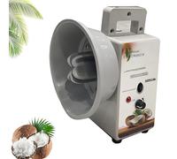 Herramienta de eliminación de carne de coco, máquina ralladora portátil de coco, 3 velocidades ajustables, 35 kg/h, con cubierta antipolvo de hoja para escamas y extracción de leche