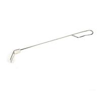 Herramienta de eliminación de cenizas diseñada con acero inoxidable para parrillas Kamado Joe Classic y otras parrillas de carbón, agarre cómodo y función de almacenamiento para colgar