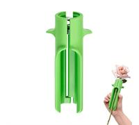 Herramienta de eliminación de espinas y hojas de rosas, ayuda ergonómica de poda de ABS para floristas y jardineros, limpiador eficiente de tallos de flores para el hogar, floristería, jardinería