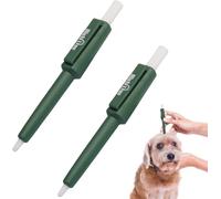 Herramienta de eliminación de garrapatas, 2 Herramientas de eliminación de garrapatas para Perros, bolígrafo para atrapar piojos de Mascotas, removedor de garrapatas antioxidante, Control de pulgas